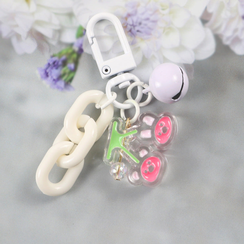 Wholesale Colorful Small Animal Acrylic Keychain